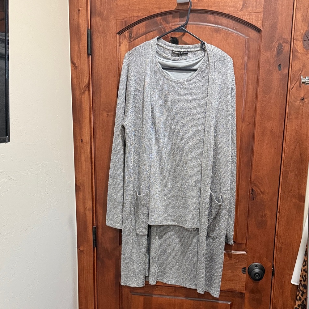 Cardigan and Top Set